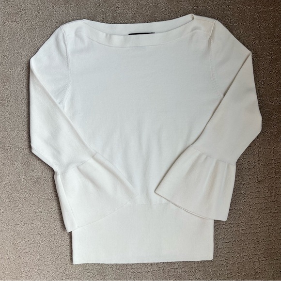 Ann Taylor Boatneck Bell Sleeve Sweater - Picture 3 of 13
